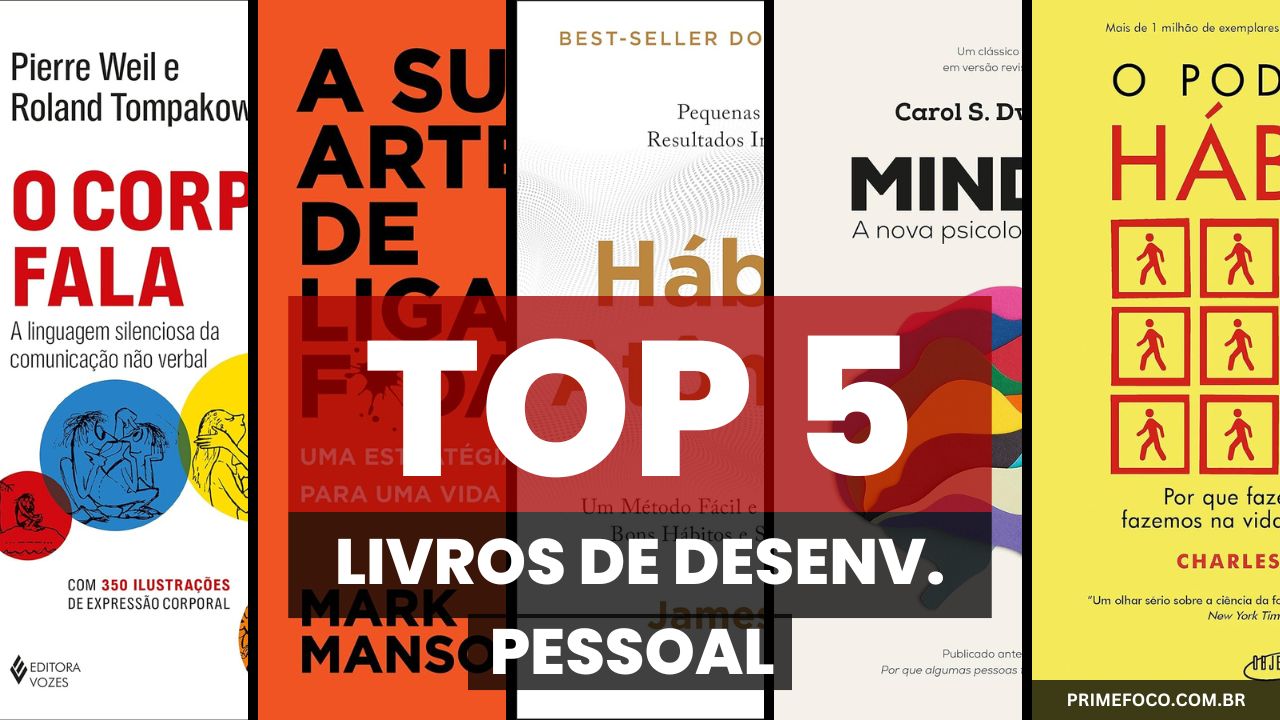 No momento, você está visualizando 5 Livros de Desenvolvimento Pessoal Que Vão Transformar Sua Vida em 2024